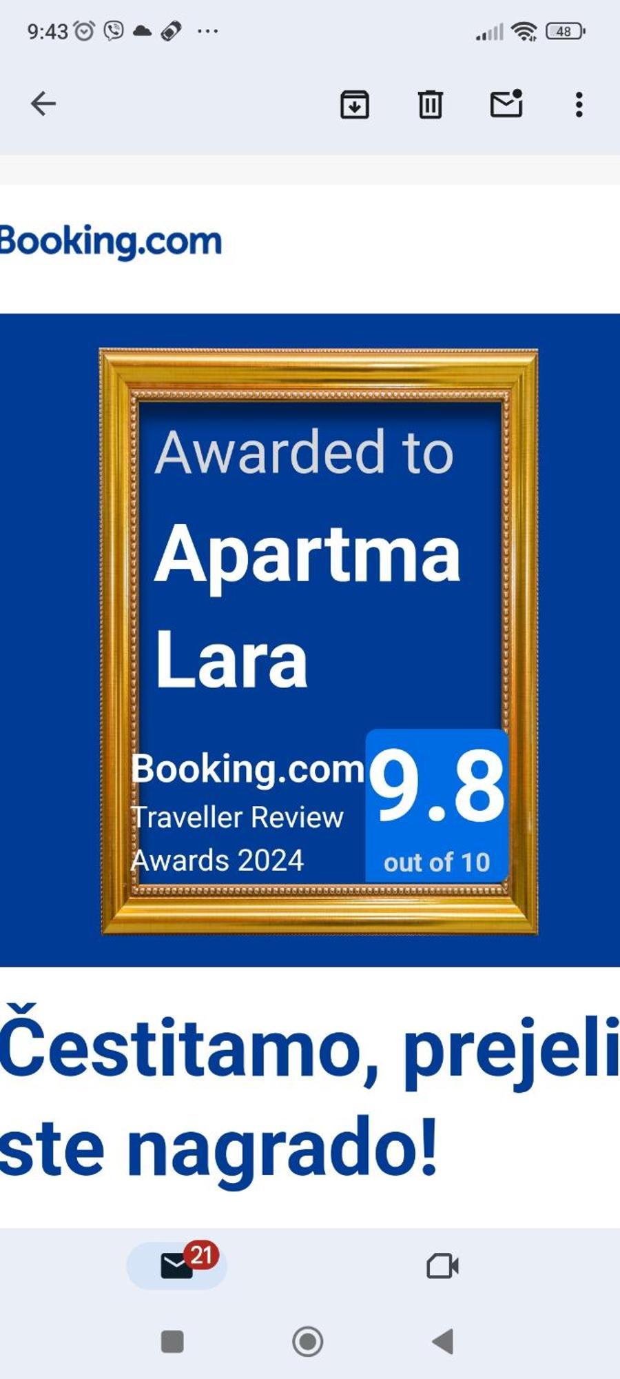 Apartma Lara Bled Eksteriør billede